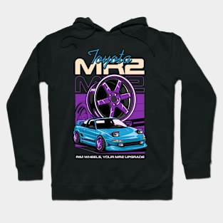 Toyota MR2 with Veleg TE37 Hoodie